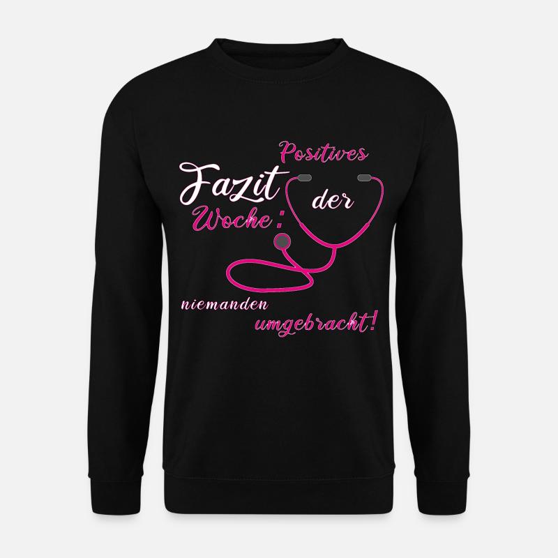 Positives Fazit - Unisex Pullover - Schwarz