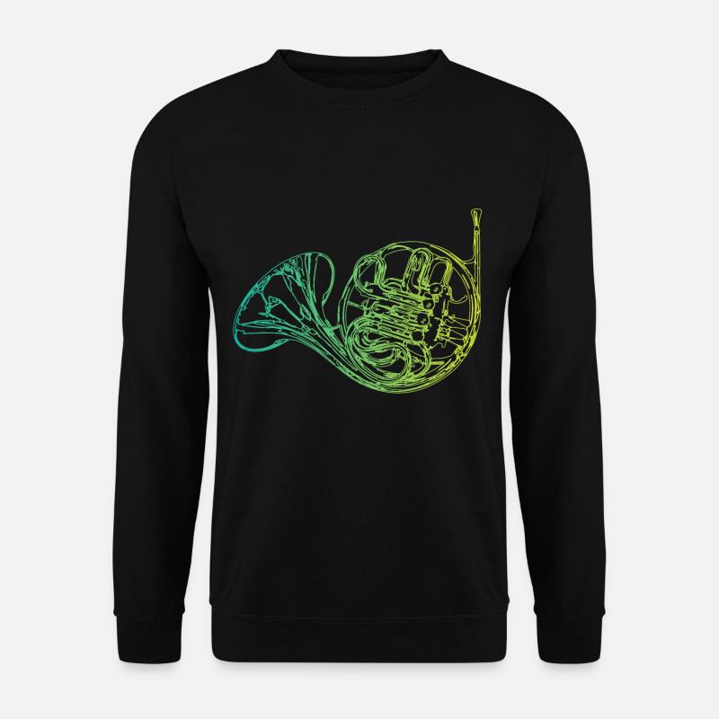 Horn instrument - Unisex Sweatshirt - black