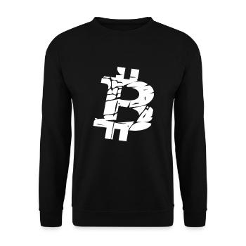 Bitcoin revolution - Unisex Sweatshirt - black - Front - Alina (178cm) & Michal (187cm)