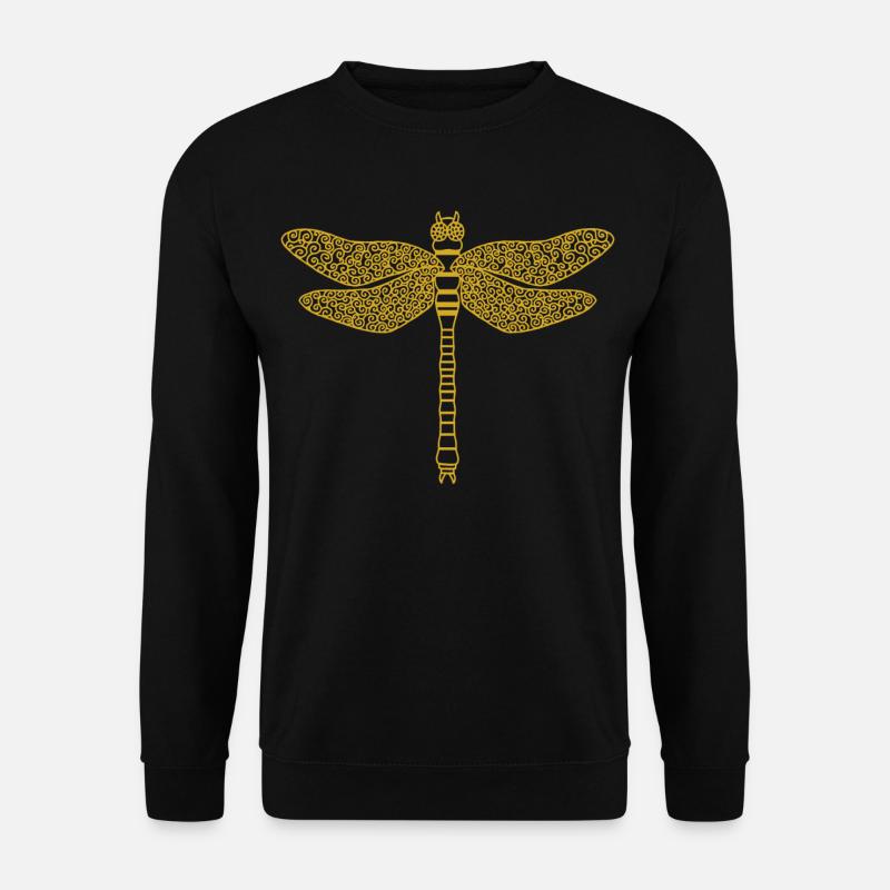 Goldlibelle - Unisex Pullover - Schwarz