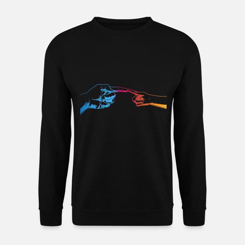 Vater und Tochter - Unisex Pullover - Schwarz