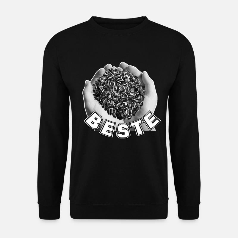 Sonnenblumenkerne Beste - Unisex Pullover - Schwarz
