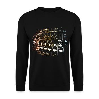 DISC JOCKEY - Unisex Sweatshirt - black - Front - Alina (178cm) & Michal (187cm)