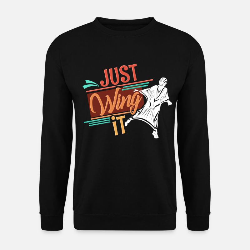 Wingsuit - Unisex Pullover - Schwarz