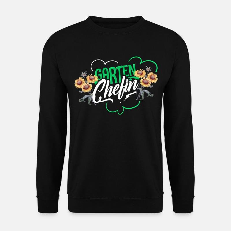 Garten Chefin - Unisex Pullover - Schwarz