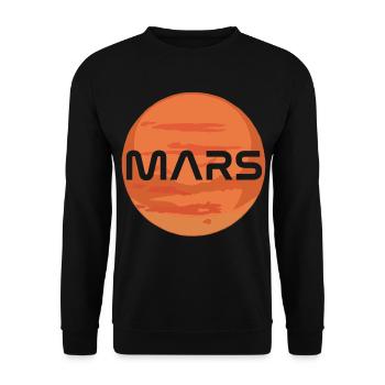 Planète Mars - Sweat-shirt Unisexe - noir - Devant - Alina (178cm) & Michal (187cm)