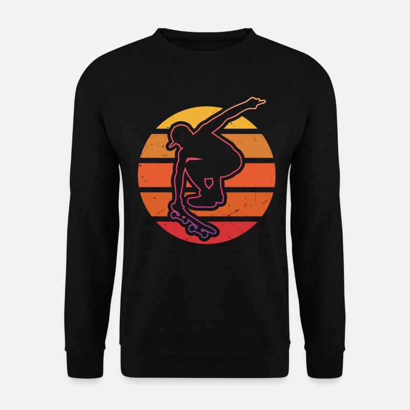 Skateboarder - Unisex Pullover - Schwarz