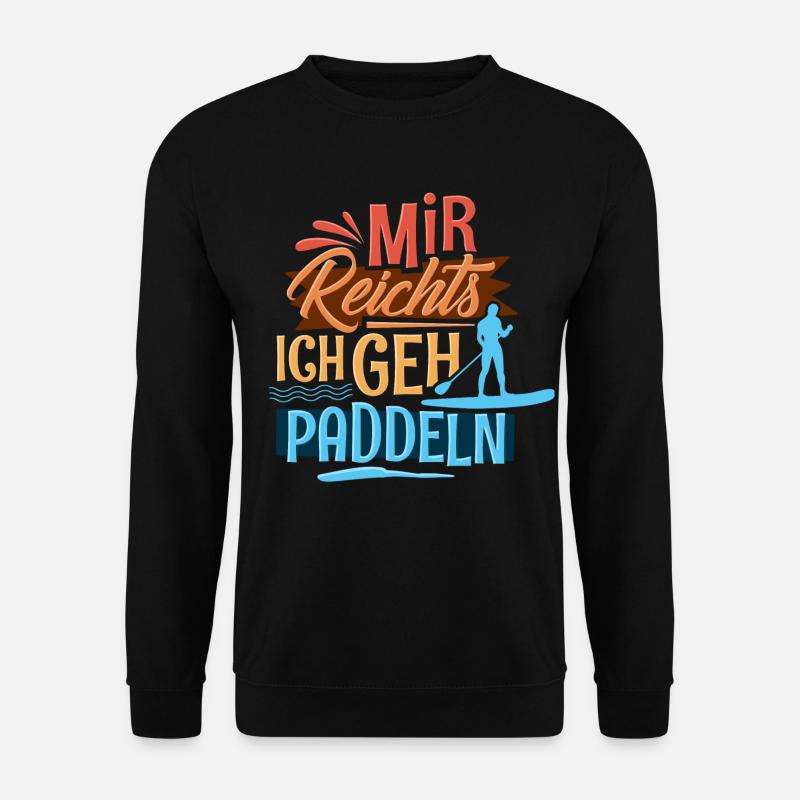 Stand Up Paddling - Unisex Pullover - Schwarz