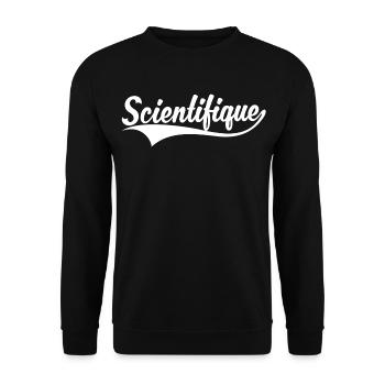 Scientifique - Sweat-shirt Unisexe - noir - Devant - Alina (178cm) & Michal (187cm)