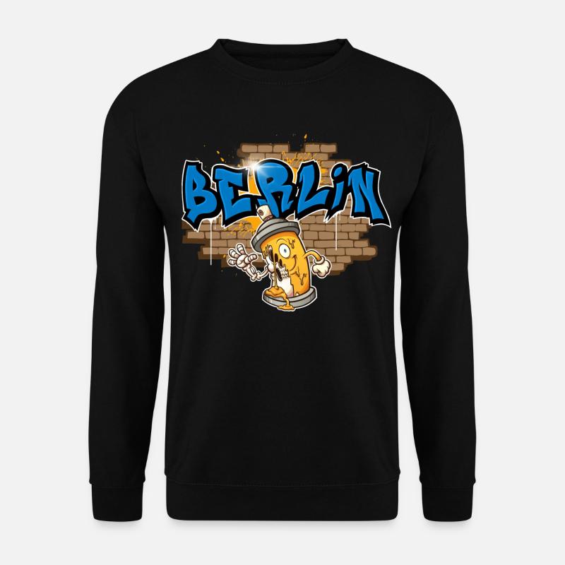 Berlin graffiti - Unisex Sweatshirt - black
