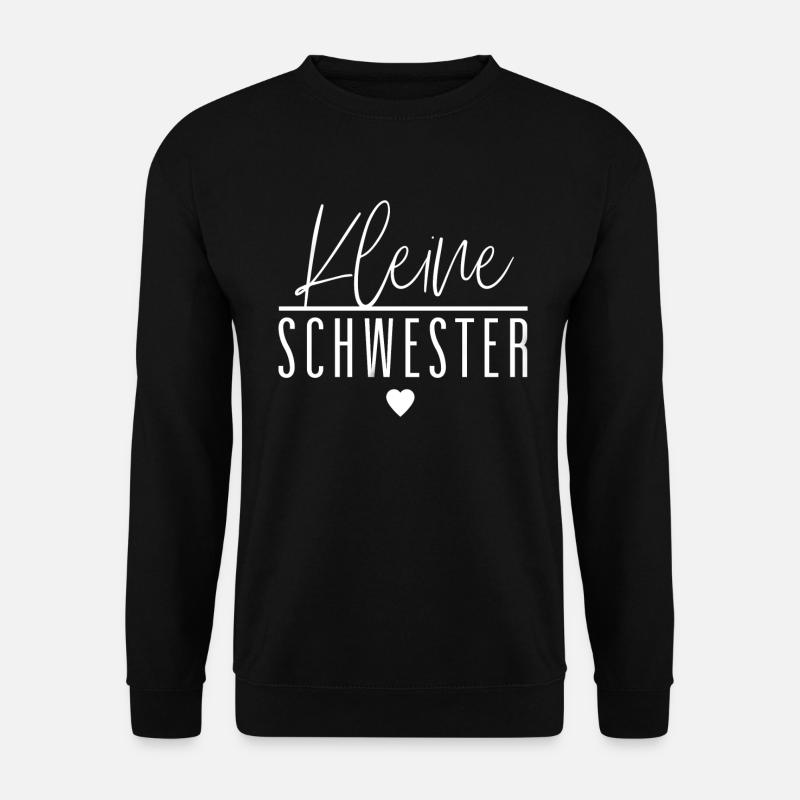 Kleine Schwester - Unisex Pullover - Schwarz