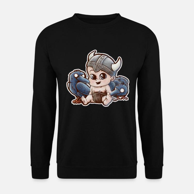 Odin Wikinger Baby - Unisex Pullover - Schwarz