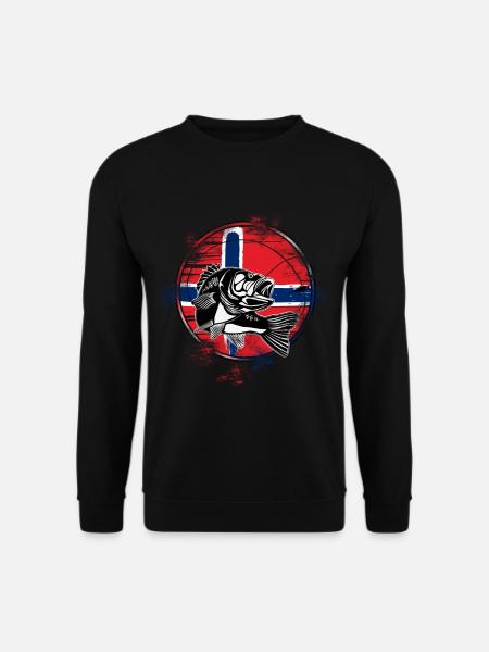 Norway fishing - Unisex Sweatshirt - black