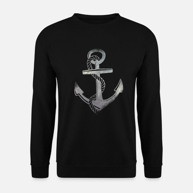 Anker - Unisex Pullover - Schwarz