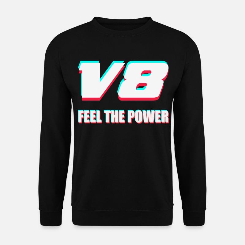 V8 - Unisex Pullover - Schwarz