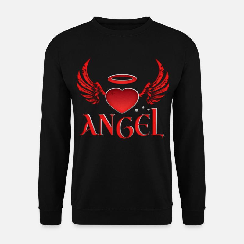Angel & Devil - Unisex Sweatshirt - black