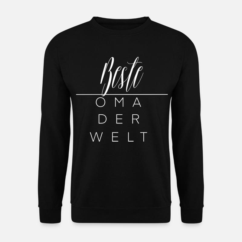 Beste Oma Der Welt - Unisex Pullover - Schwarz