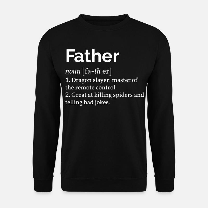 Father Definition II - Unisex Sweatshirt - black