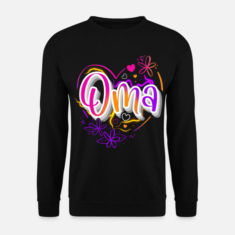 Oma - Unisex Pullover - Schwarz