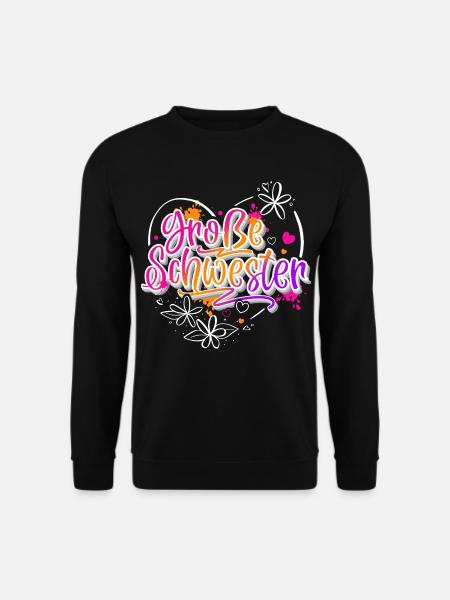 Große Schwester - Unisex Pullover - Schwarz
