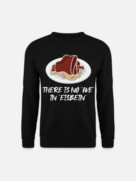 Deftiges Eisbein Kartoffelknödel - Unisex Pullover - Schwarz