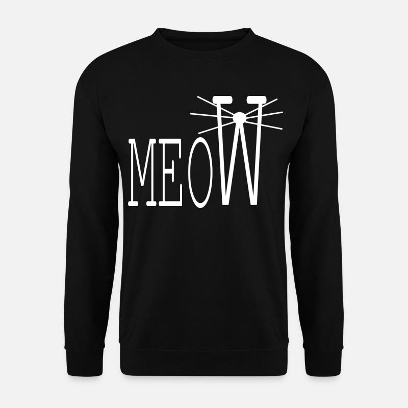 Katzenfreund - Unisex Pullover - Schwarz