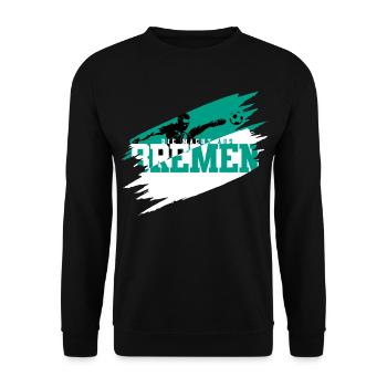 Le pouvoir de Brême football - Sweat-shirt Unisexe - noir - Devant - Alina (178cm) & Michal (187cm)