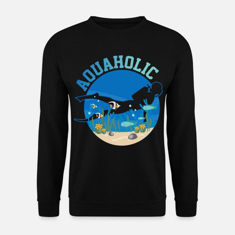 Taucher Tauchen - Unisex Pullover - Schwarz