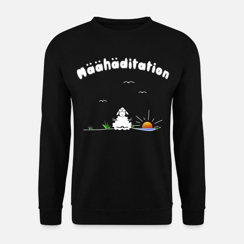 Meditation - Unisex Pullover - Schwarz