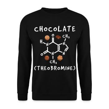 Chemie Süßigkeiten Naschen - Unisex Pullover - Schwarz - Vorne - Alina (178cm) & Michal (187cm)