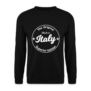 Italy Edition - Unisex Sweatshirt - black - Front - Alina (178cm) & Michal (187cm)