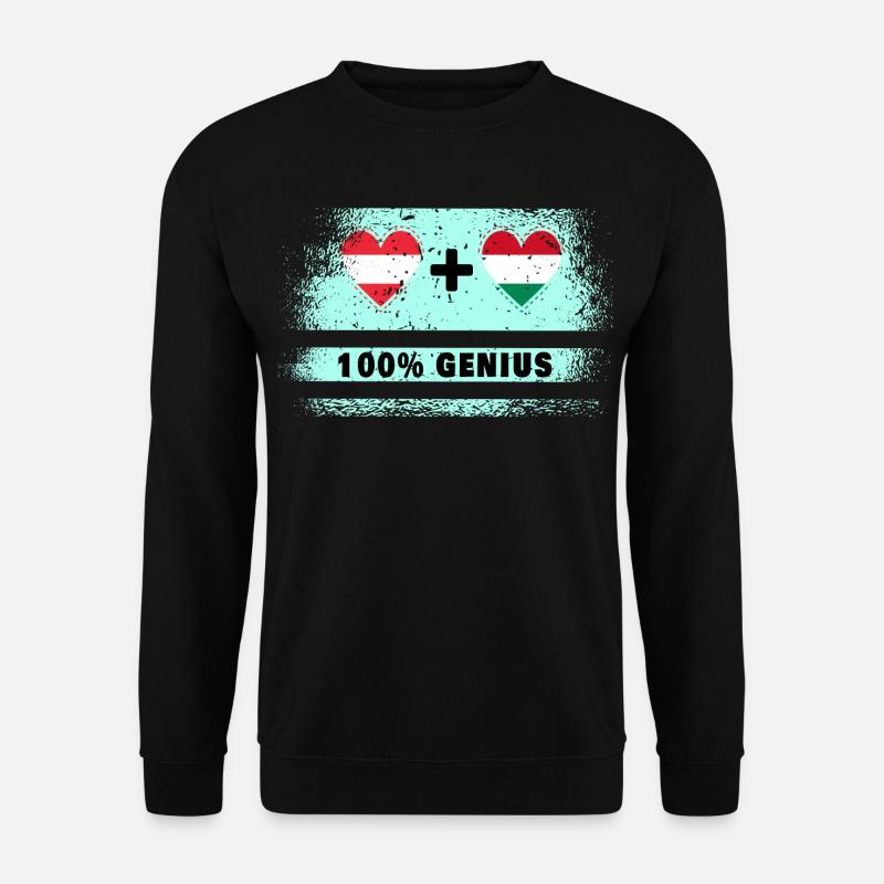Austria and Hungary 100% Awesome / Gift - Unisex Sweatshirt - black