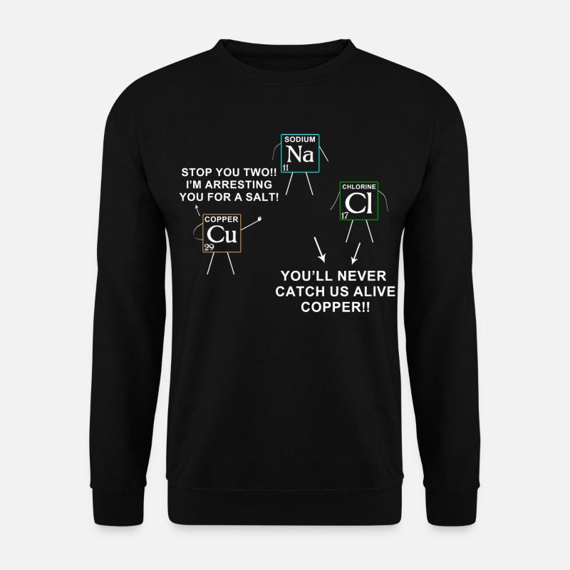 science - Sweat-shirt Unisexe - noir