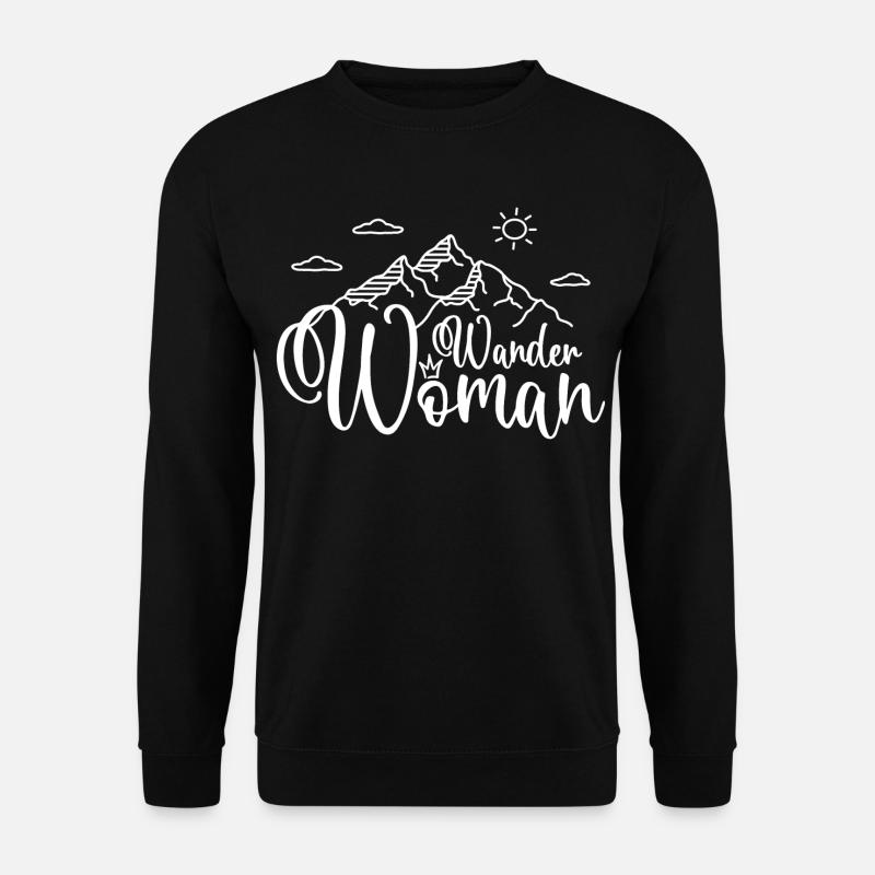 Wander Woman Wanderwoman - Unisex Pullover - Schwarz