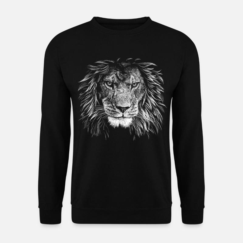 Löwe - Unisex Pullover - Schwarz