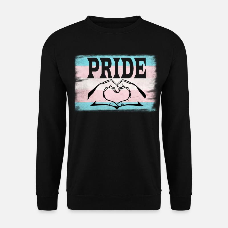 Transgender Pride - Unisex Pullover - Schwarz