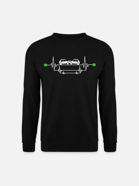 Dangerous e-car accident - Unisex Sweatshirt - black
