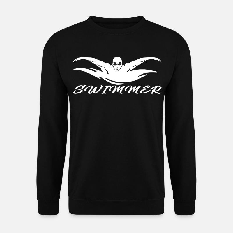 Swimmer - Unisex Pullover - Schwarz