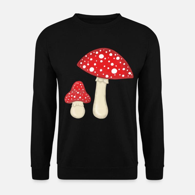 Fly agarics - Unisex Sweatshirt - black