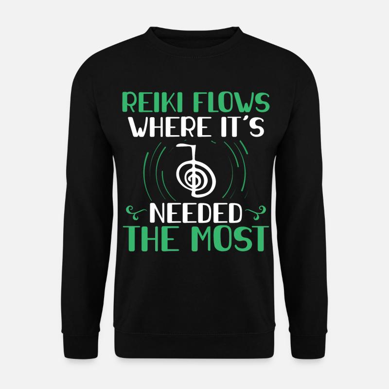 Reiki - Unisex Pullover - Schwarz