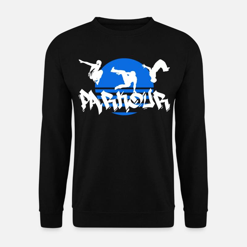 Parkour - Unisex Pullover - Schwarz