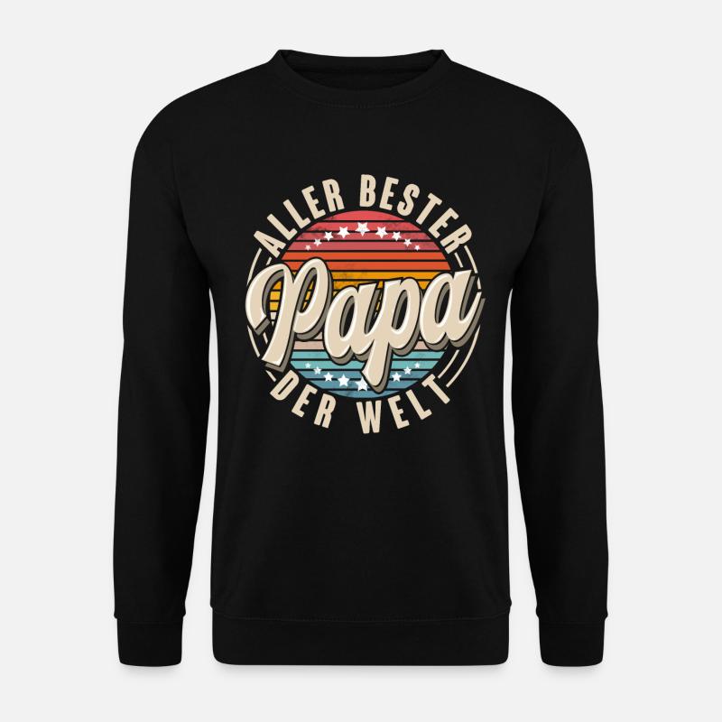 Aller Bester Papa Der Welt - Unisex Pullover - Schwarz