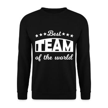 Team - Unisex Sweatshirt - black - Front - Alina (178cm) & Michal (187cm)