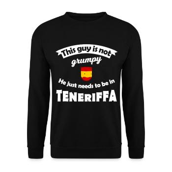 Tenerife Fans - Sweat-shirt Unisexe - noir - Devant - Alina (178cm) & Michal (187cm)