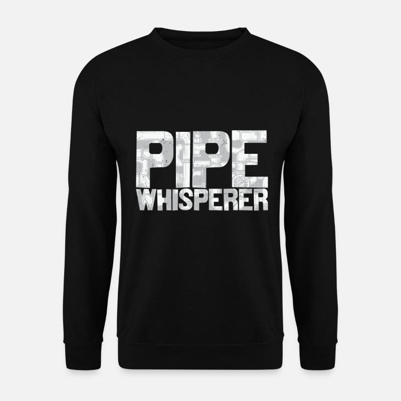Installateur Design Rohrflüsterer - Unisex Pullover - Schwarz