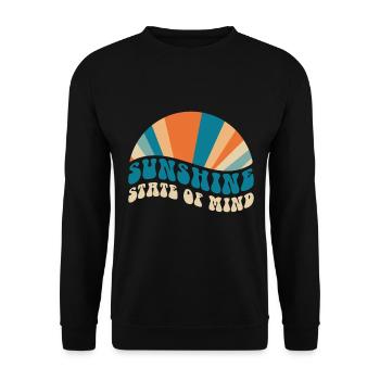 Sunshine State of Mind - Unisex Sweatshirt - black - Front - Alina (178cm) & Michal (187cm)