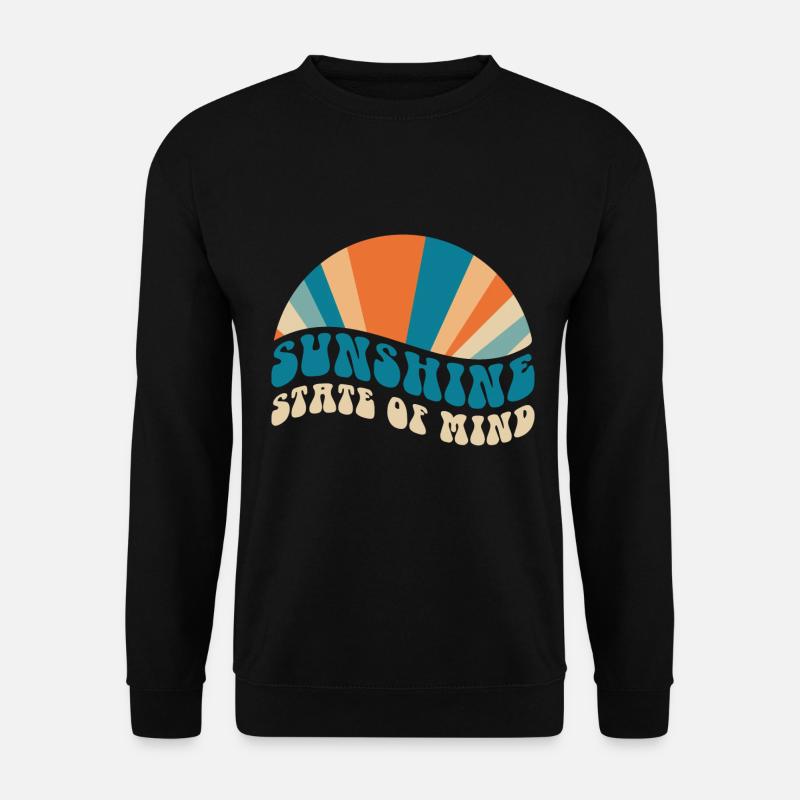 Sonnenschein-Gemütszustand - Unisex Pullover - Schwarz