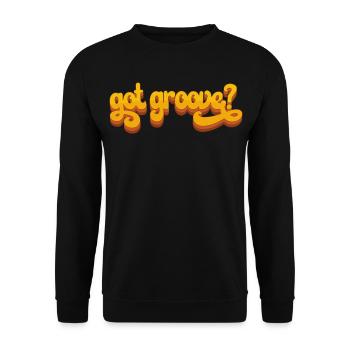 Vintage Funk Soul Music Got Groove? Rétro 60s 70e - Sweat-shirt Unisexe - noir - Devant - Alina (178cm) & Michal (187cm)