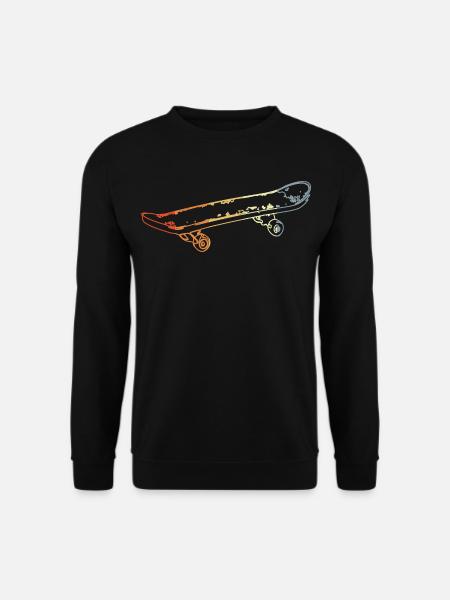 Vintage Skateboard - Unisex Pullover - Schwarz