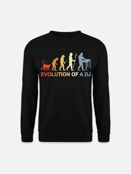 Evolution of a DJ - Unisex Sweatshirt - black